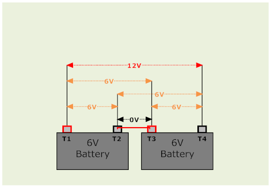 Diagram for Super-6 to 12V upgrade with Low speed Reverse